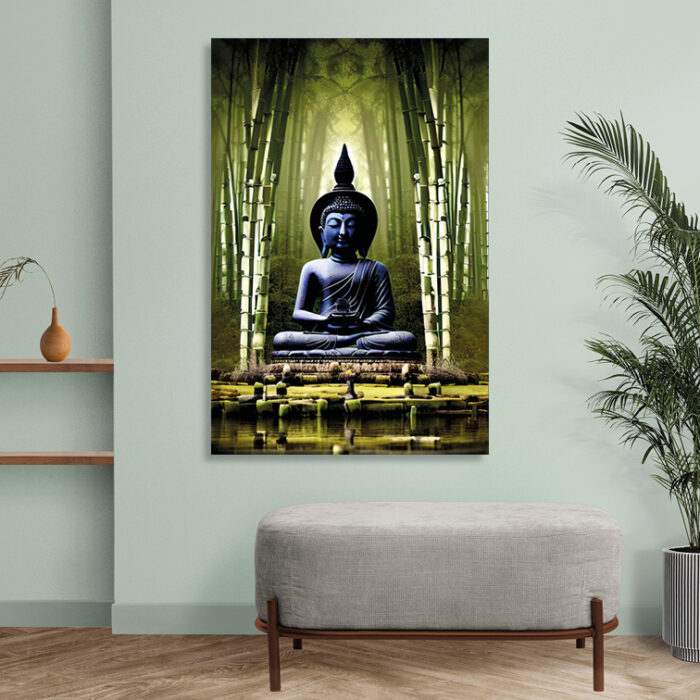 Budha in the bamboo forest 1